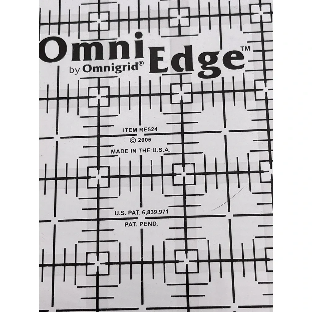 OmniEdge 5-by-24-Inch Quilter's Ruler‎ RE524 2006 Omnigrid
